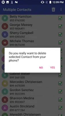 Delete all Phonebook Contacts android App screenshot 12