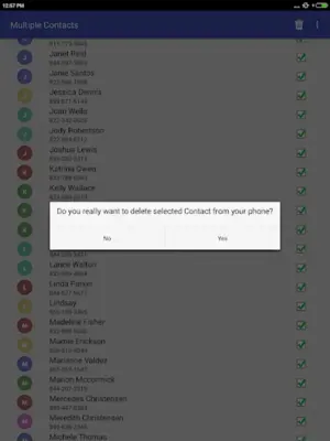 Delete all Phonebook Contacts android App screenshot 4
